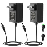 SHNITPWR 5V 2A Power Adapter Supply 10W AC to DC Converter Transformer 100V~240V AC Input with 5.5x2.1mm Tip for WS2812B LED Pixel Raspberry Pi Arduino, Level VI Energy Efficiency, 2 Pack