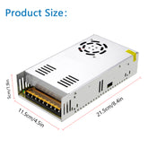 SHNITPWR 5V Power Supply DC 5V 70A 350W Regulated Switch Transformer Adapter AC 110V 220V to DC 5volt 70amp 68A 65A 62A 60A 50A 40A Converter WS2812B WS2811 WS2813 SK6812 LED Pixels Lights CCTV System