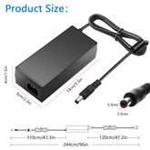 SHNITPWR 5V Power Supply 5 Volt 15A 75W AC DC Adapter 100V~240V AC to DC Converter 5 Vdc 15 Amp 12A 10A 8A Power Transformer 5.5x2.5mm for WS2812B WS2811 SK6812 WS2801 LED Pixel Strip Light USB-HUB