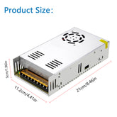 SHNITPWR 5V DC Power Supply Adapter 60A 300W AC to DC Converter Transformer 5 Volt 60 Amp LED Driver 110V / 240V AC Input for WS2812B WS2811 WS2813 SK6812 LED Lighting Project CCTV System