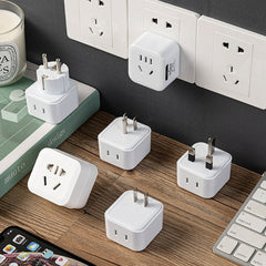 SHNITPWR European Travel Plug Adapter USB C, US to Europe Plug Adapter with 4 Outlets 3 USB Charger (1 USB C Port), Type C Power Adaptor