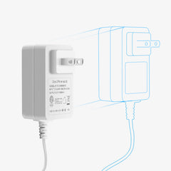 SHNITPWR 24V 0.65A 650mA Power Supply Adapter for Essential Oil Aromatherapy Diffuser Humidifier 100V~240V AC to DC Converter 24 Volt 15W 650mA 0.5A 500mA with 5.5x2.1mm Tip 6ft Power Cord ETL Listed