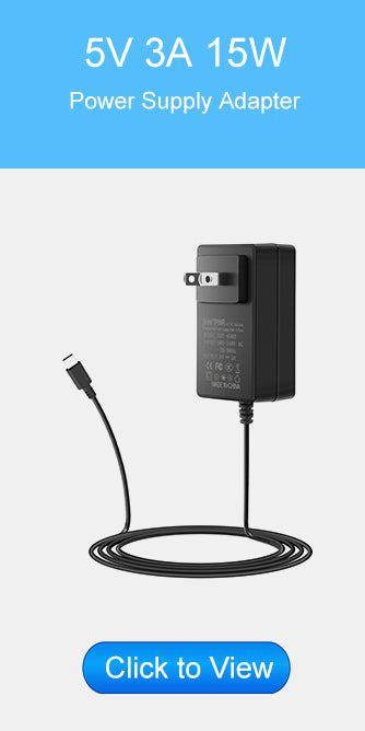 SHNITPWR 5V 3A USB C Power Supply Adapter for Raspberry Pi 4 Type C ...