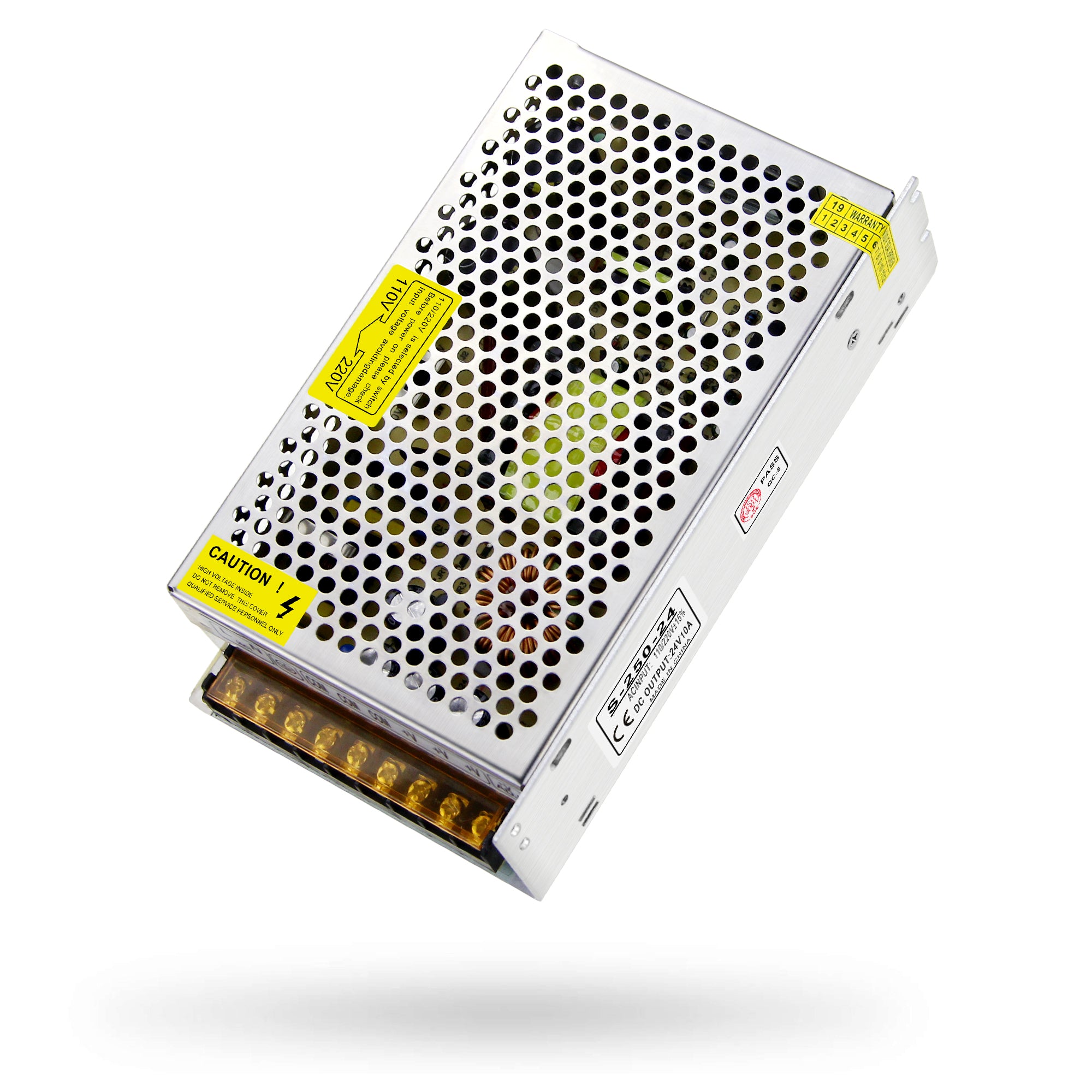 SHNITPWR 24V Power Supply 10A 240W AC DC Adapter, DC 24 Volt 10 Amp ...