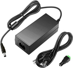 SHNITPWR 24V 3A DC Power Supply Adapter AC 100V~240V to DC 24 Volt 3 Amp 72W Converter Transformer 5.5x2.5mm Plug for 5050 3528 LED Strip Light 3D Printer LED Driver CCTV Security System LCD Monitor