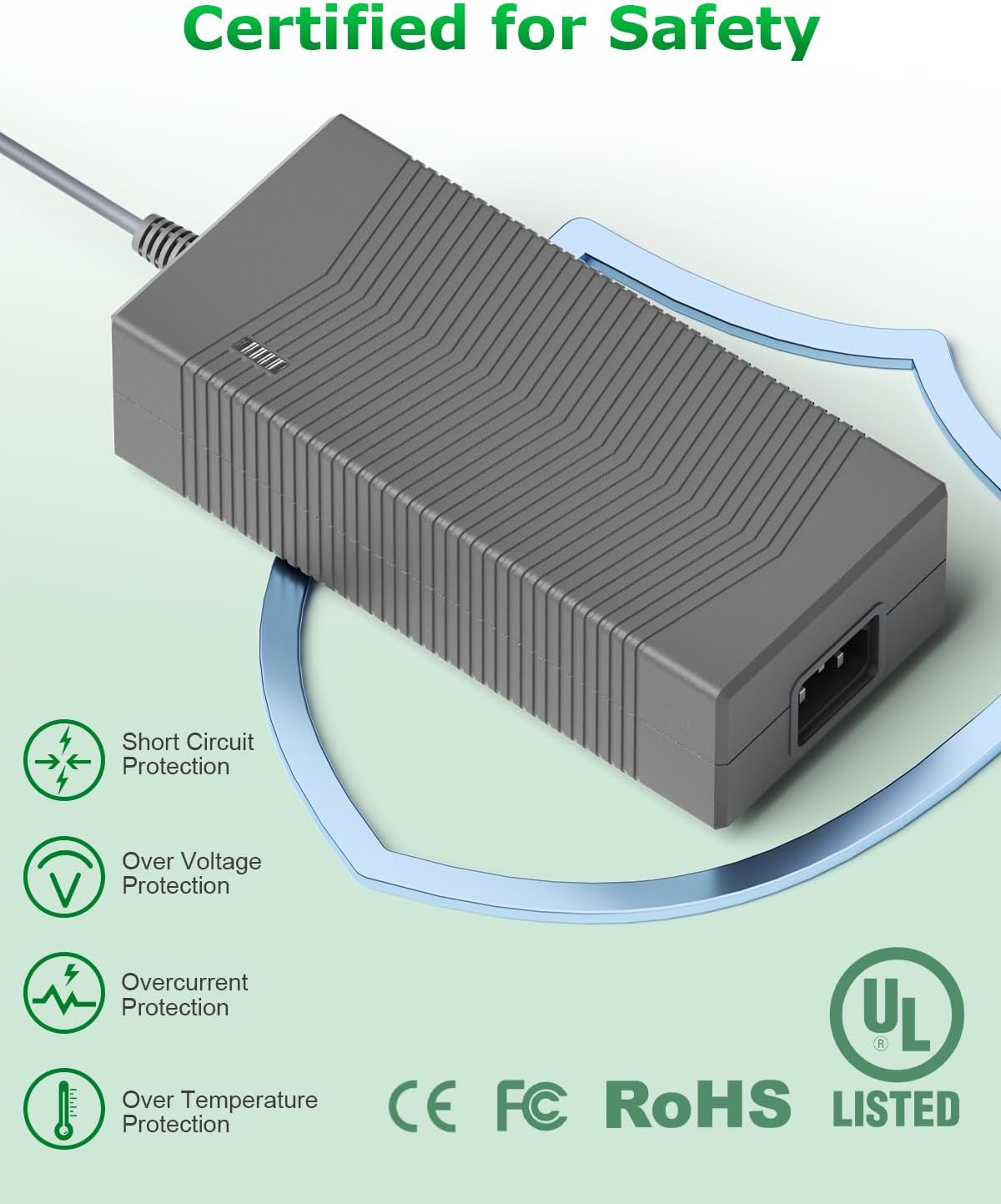 Starlink Gen 3 Power Supply 57V 3.42A 195W Replacement Power Adapter for Starlink Gen 3 Charger Cord 10FT UL Listed Certified AC to DC Adapter Compatible with Gen3 Standard Accessories 18AWG 3M/10FT
