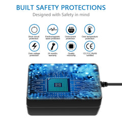 SHNITPWR 24V 1A Power Supply Adapter 100V~240V AC to DC Converter Transformer 24 Volt 1000mA 800mA 600mA 400mA Available 5.5x2.5mm Tip for CCTV WiFi Camera Essential Oil Diffuser