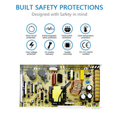 SHNITPWR 5V DC Power Supply AC/DC Converter Adapter Transformer 5 Volt 40 Amp 200W LED Driver 110V / 220V AC Input for WS2812B WS2811 WS2801 WS2813 SK6812 LED Pixel Strip Light CCTV Camera