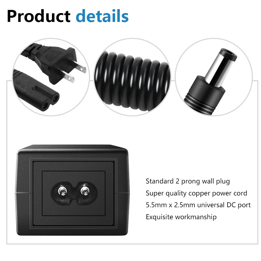 SHNITPWR 5V 5A DC Power Supply Adapter 5 Volt 5 Amp 25W AC 100V~240V to ...