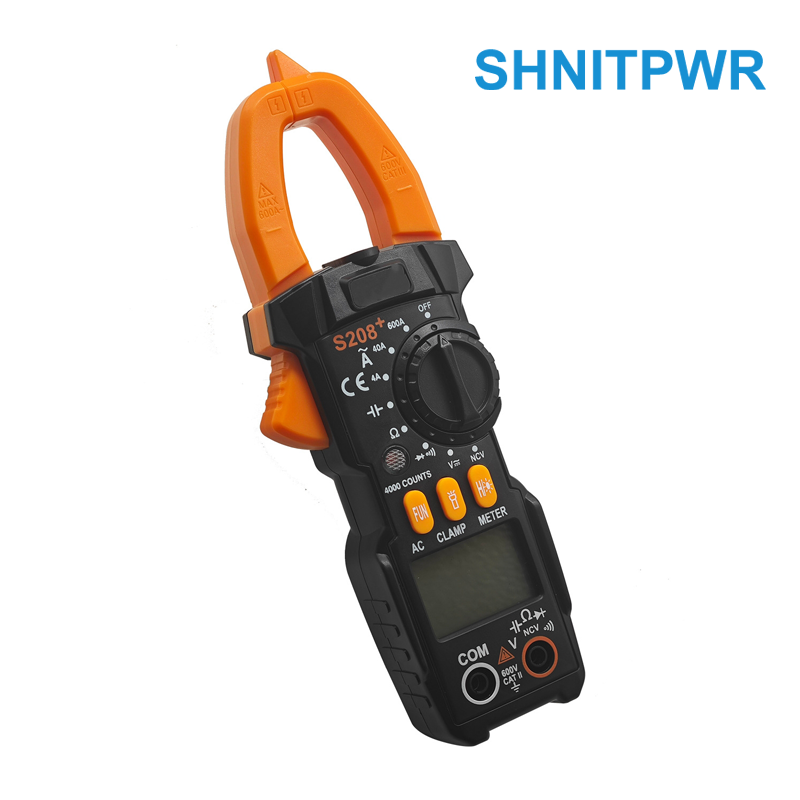 SHNITPWR Measures AC Current to 400A,302+ Digital Clamp Meter, 30mm Jaw, Measures AC/DC Voltage to 600V