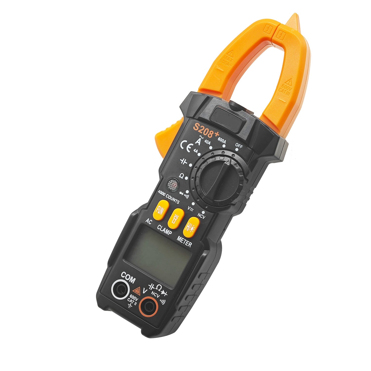 SHNITPWR Measures AC Current to 400A,302+ Digital Clamp Meter, 30mm Jaw, Measures AC/DC Voltage to 600V