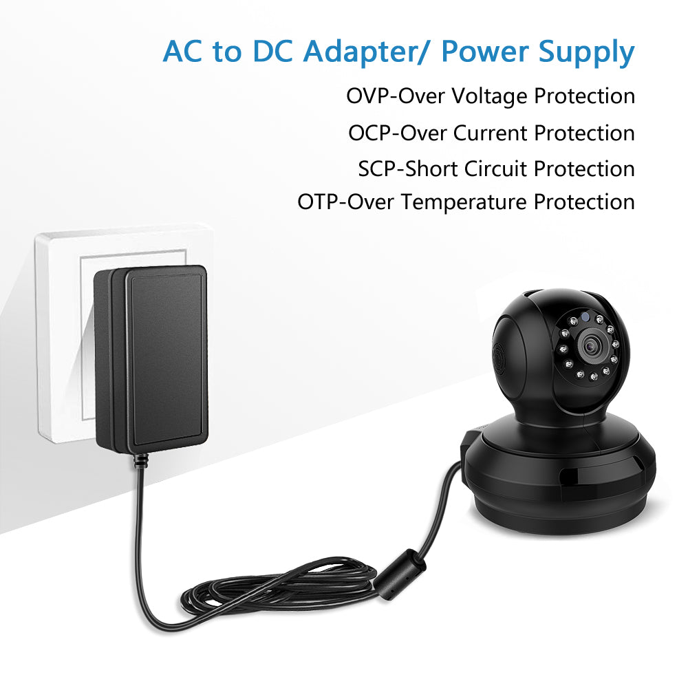 SHNITPWR 24V 2A Power Supply Adapter, 2-Pack – 48W Converter For LED Strips, 3D Printers & More