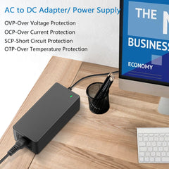 SHNITPWR 19V 4.74A Power Supply Adapter Cord UL Listed 100~240V AC to DC 19 Volt 90W 3.42A 65W 2.37A 45W 3.95A 75W Converter Transformer with 6.5x4.4mm Tip for LCD LED Monitor HDTV Bluetooth Speaker