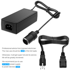 SHNITPWR 110V to 12V Converter AC to DC Converter 12V 6A 72W Power Supply with Car Cigarette Lighter Socket 100~240V AC to DC 12V 6A 5.5A 5A Adapter for Car Dash Cam Purifier Vacuum Cleaner Under 72W